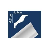 ► Багет стельовий PG-54, 43 х 43 х 2000 мм • Краща ціна в Борисполі, Воронькові • Купити в магазині ПРО100БУД