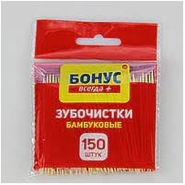► Зубочистки Бонус Бамбук 150 шт • Краща ціна в Борисполі, Воронькові • Купити в магазині ПРО100БУД
