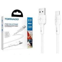 ► Кабель USB Tornado TX2  2,4А 1 м • Краща ціна в Борисполі, Воронькові • Купити в магазині ПРО100БУД