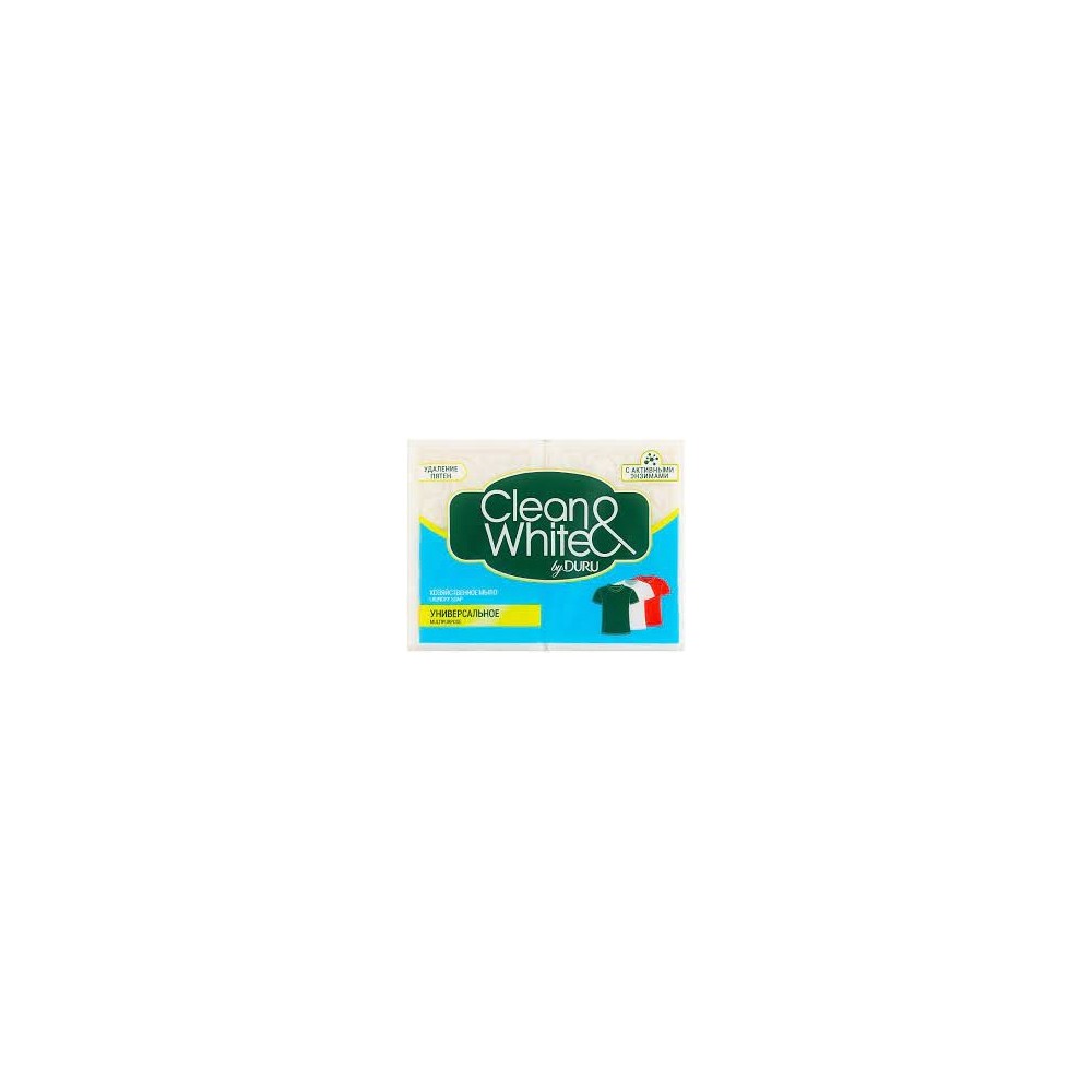 Мило господарське Duru Clean&White 4 шт 120 г