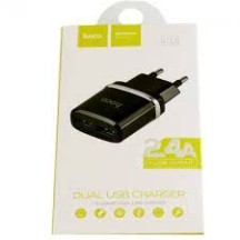 ► MЗП 2USB Hoco C12 Black 2.4A • Краща ціна в Борисполі, Воронькові • Купити в магазині ПРО100БУД
