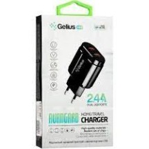 ► MЗП Gelius Pro Avangard GP-HC06 2USB 2.4A Black • Краща ціна в Борисполі, Воронькові • Купити в магазині ПРО100БУД