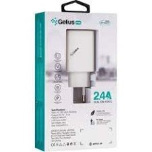 ► MЗП Gelius Pro Vogue GP-HC011 2USB 2.4A white • Краща ціна в Борисполі, Воронькові • Купити в магазині ПРО100БУД