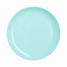 ► Тарілка обідня кругла 25см Lum.Diwali Turquoise • Краща ціна в Борисполі, Воронькові • Купити в магазині ПРО100БУД