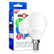 ► Лампа BIOM BT-546 G45 4W E14 4500K • Краща ціна в Борисполі, Воронькові • Купити в магазині ПРО100БУД