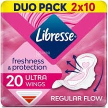► Прокладки гігієнічні Libresse Ultra Normal Soft duo pack 20 шт  • Краща ціна в Борисполі, Воронькові • Купити в магазині ПРО10