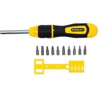 ► Викрутка реверсна STANLEY+10 біт • Краща ціна в Борисполі, Воронькові • Купити в магазині ПРО100БУД