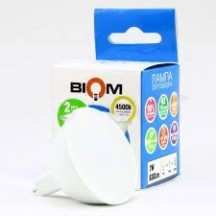 ► Лампа BIOM MR16 7W GU5.3 4500K • Краща ціна в Борисполі, Воронькові • Купити в магазині ПРО100БУД