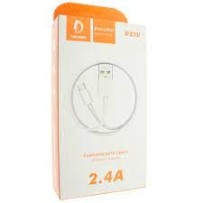 ► Кабель USB Denmen D22V MicroUSB 2.4A 1 м • Краща ціна в Борисполі, Воронькові • Купити в магазині ПРО100БУД