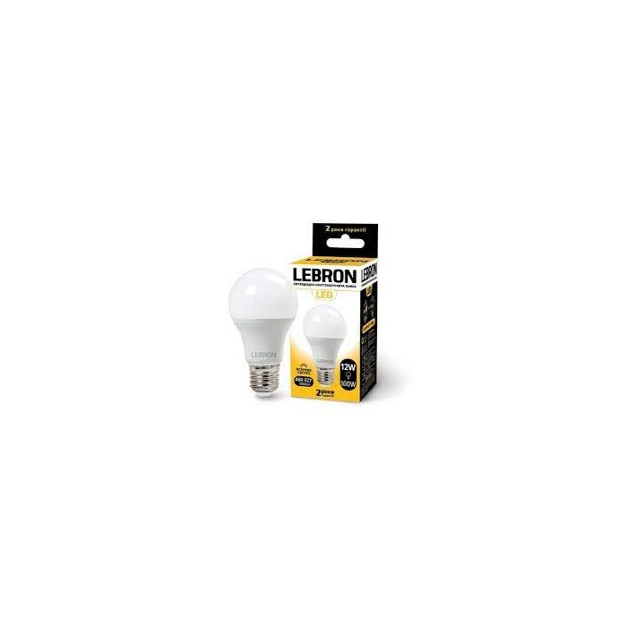 Лампа LEBRON LED А60 Е27 12W