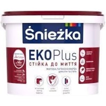 ► Фарба Sniezka Eko Plus 5 л • Краща ціна в Борисполі, Воронькові • Купити в магазині ПРО100БУД