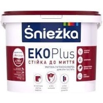► Фарба Sniezka Eko Plus 5 л • Краща ціна в Борисполі, Воронькові • Купити в магазині ПРО100БУД