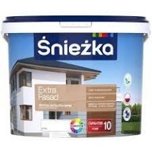 ► Фарба Sniezka Extra Fasad 10 л • Краща ціна в Борисполі, Воронькові • Купити в магазині ПРО100БУД
