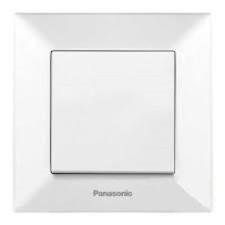 ► Вимикач 1-й Panasonic білий • Краща ціна в Борисполі, Воронькові • Купити в магазині ПРО100БУД