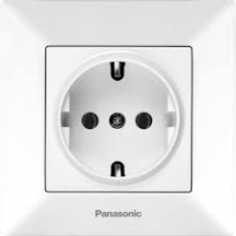 ► Розетка 1-а з/з Panasonic біла • Краща ціна в Борисполі, Воронькові • Купити в магазині ПРО100БУД