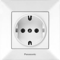 ► Розетка 1-а з/з Panasonic біла • Краща ціна в Борисполі, Воронькові • Купити в магазині ПРО100БУД