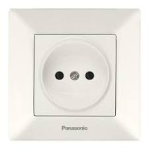 ► Розетка 1-а б/з Panasonic біла • Краща ціна в Борисполі, Воронькові • Купити в магазині ПРО100БУД