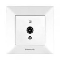 ► Розетка Panasonic біла кінцева • Краща ціна в Борисполі, Воронькові • Купити в магазині ПРО100БУД