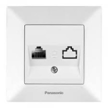 ► Розетка комп'ютерна Panasonic біла   • Краща ціна в Борисполі, Воронькові • Купити в магазині ПРО100БУД