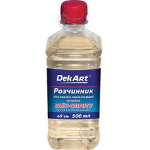 ► Розчинник DekArt 0,5 л • Краща ціна в Борисполі, Воронькові • Купити в магазині ПРО100БУД