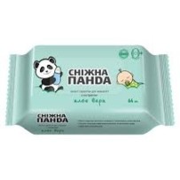 ► Серветки вологі Сніжна панда для немовлят 64 шт • Краща ціна в Борисполі, Воронькові • Купити в магазині ПРО100БУД