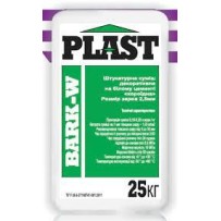 ► Декоративна штукатурка Plast BARK-W короїд білий 25 кг • Краща ціна в Борисполі, Воронькові • Купити в магазині ПРО100БУД