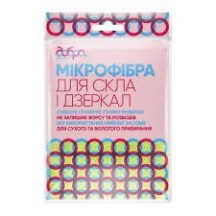 ► Серветка з мікрофібри для скла і дзеркал Добра господарочка 30 х 40 см • Краща ціна в Борисполі, Воронькові • Купити в магазин