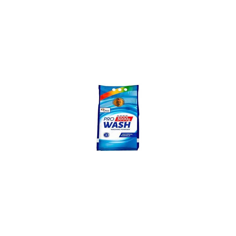 ► Пральний порошок ProWash 3000 г  • Краща ціна в Борисполі, Воронькові • Купити в магазині ПРО100БУД