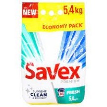 ► Пральний порошок Savex 5,4 кг автомат  • Краща ціна в Борисполі, Воронькові • Купити в магазині ПРО100БУД