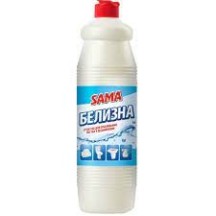 ► Відбілювач Білизна SAMA 1 л • Краща ціна в Борисполі, Воронькові • Купити в магазині ПРО100БУД