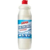 ► Відбілювач Білизна SAMA 1 л • Краща ціна в Борисполі, Воронькові • Купити в магазині ПРО100БУД