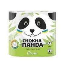► Папір туалетний Сніжна панда Класік 4 шт • Краща ціна в Борисполі, Воронькові • Купити в магазині ПРО100БУД