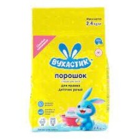 ► Пральний порошок Вухастик автомат 2,4 кг • Краща ціна в Борисполі, Воронькові • Купити в магазині ПРО100БУД