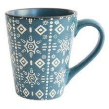 ► Чашка Astera Engrave Blue 360 мл • Краща ціна в Борисполі, Воронькові • Купити в магазині ПРО100БУД