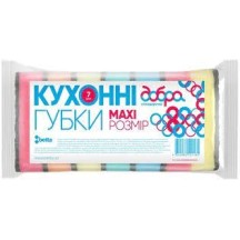 ► Губка кухонна Добра господарочка 100 х 70 х 30 мм, 7 шт • Краща ціна в Борисполі, Воронькові • Купити в магазині ПРО100БУД