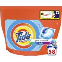 ► Капсули для прання Tide 58  • Краща ціна в Борисполі, Воронькові • Купити в магазині ПРО100БУД