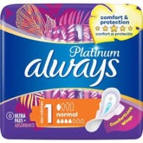 ► Прокладки гігієнічні Always Ultra Platinum Normal  • Краща ціна в Борисполі, Воронькові • Купити в магазині ПРО100БУД