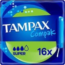 ► Тампони гігієнічні Тампах Compak Duo Супер 16 шт • Краща ціна в Борисполі, Воронькові • Купити в магазині ПРО100БУД