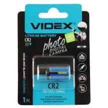 ► Батарейки VIDEX літієва CR2 3V • Краща ціна в Борисполі, Воронькові • Купити в магазині ПРО100БУД