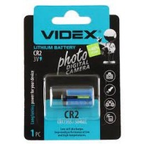► Батарейки VIDEX літієва CR2 3V • Краща ціна в Борисполі, Воронькові • Купити в магазині ПРО100БУД