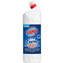 ► Засіб для чищення Сантрі економ 1 л SAMA • Краща ціна в Борисполі, Воронькові • Купити в магазині ПРО100БУД
