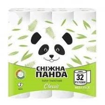 ► Папір туалетний Сніжна панда Класік 32 шт • Краща ціна в Борисполі, Воронькові • Купити в магазині ПРО100БУД