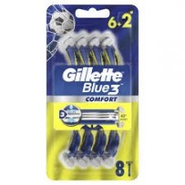 ► Станок для бриття одноразовий Gillette 6+2 шт • Краща ціна в Борисполі, Воронькові • Купити в магазині ПРО100БУД