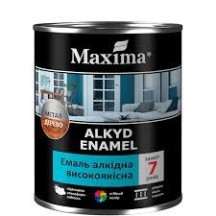 ► Емаль Maxima ТМ високоякісна біла глянсова 0,7 кг • Краща ціна в Борисполі, Воронькові • Купити в магазині ПРО100БУД