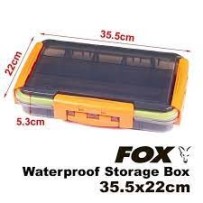 ► Коробка FOX Waterproof Storage Box, 35.5*22*5.3 cm 546 g Grey/Orange • Краща ціна в Борисполі, Воронькові • Купити в магазині 