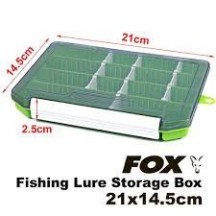 ► Коробка FOX Fishing Lure Storage Box 21*14.5*2.5 cm   • Краща ціна в Борисполі, Воронькові • Купити в магазині ПРО100БУД