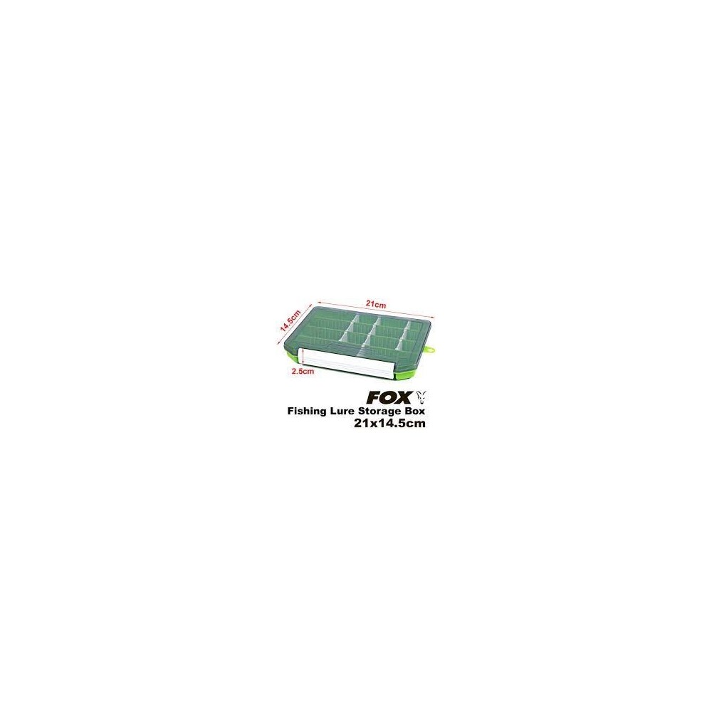 ► Коробка FOX Fishing Lure Storage Box 21*14.5*2.5 cm   • Краща ціна в Борисполі, Воронькові • Купити в магазині ПРО100БУД