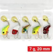 ► Набір тейл спіннерів FOX Jig Tail Spinner Kit 7g (5 шт) • Краща ціна в Борисполі, Воронькові • Купити в магазині ПРО100БУД