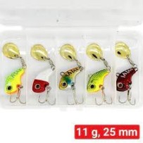 ► Набір тейл спіннерів FOX Jig Tail Spinner Kit 11g (5 шт • Краща ціна в Борисполі, Воронькові • Купити в магазині ПРО100БУД