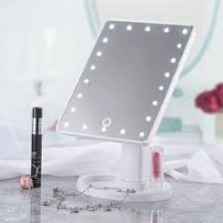 ► Дзеркало косметичне з підсвіткою Large LED Mirror • Краща ціна в Борисполі, Воронькові • Купити в магазині ПРО100БУД